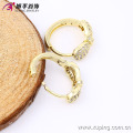 Fashion Newest Products 14k Gold-Plated Charming Crystal Bowknot Hoop Earring for Women- 90166